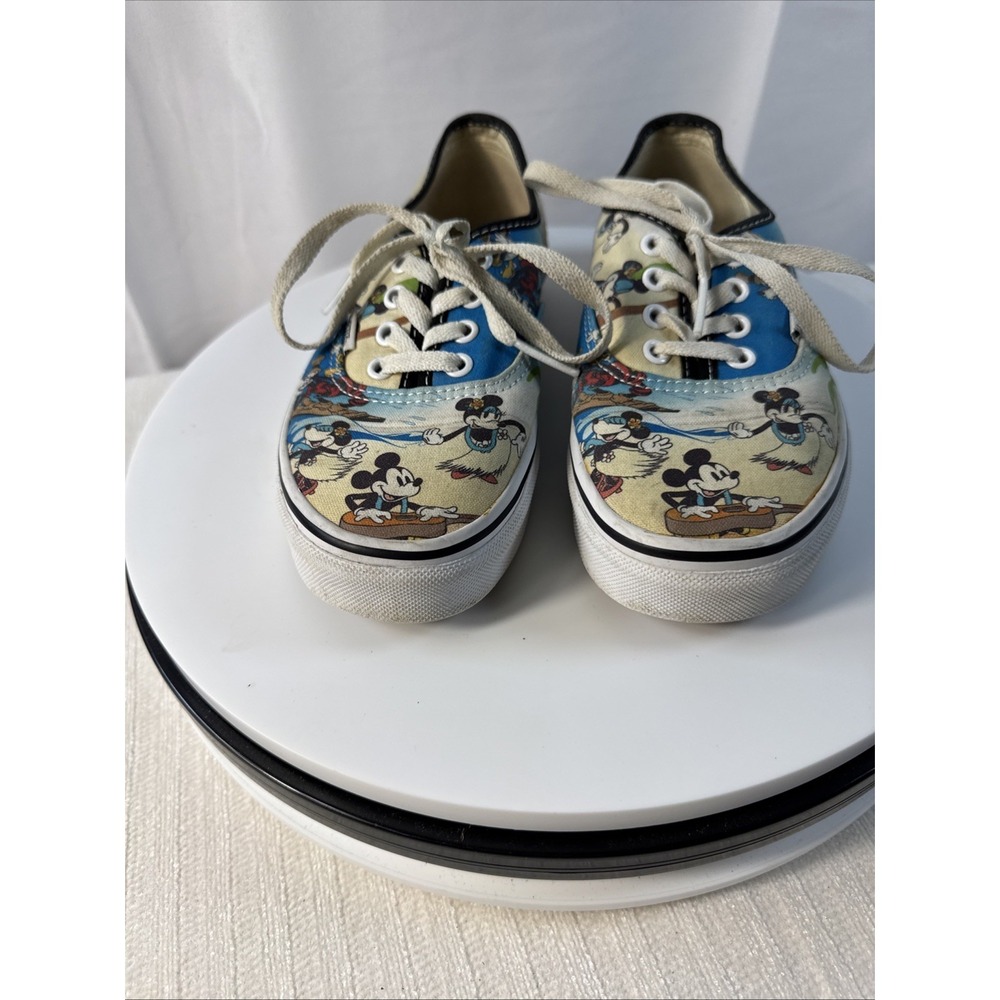 Vans X Disney Authentic Mickey Mouse Aloha Sneakers Womens Sz 7